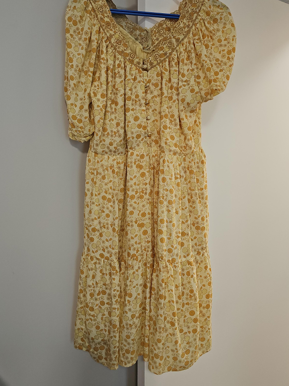 Lucky Brand Floral Midi Dress - Size M thumbnail