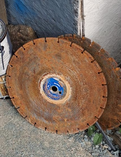 Two Diamond Saw Blades