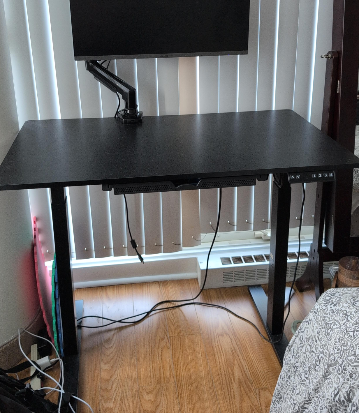 Electric Black Standing Desk thumbnail