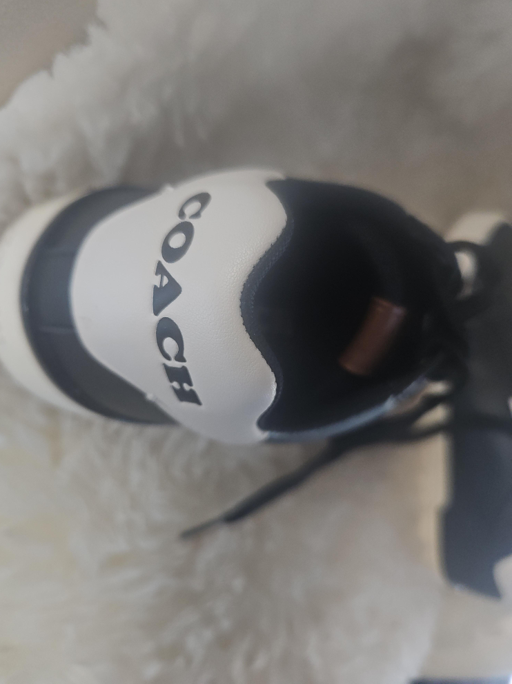 Coach Black Leather Sneakers thumbnail