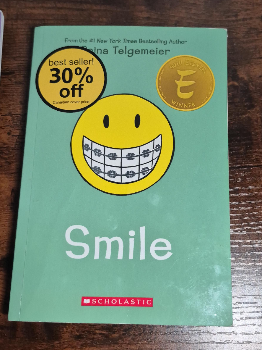 Smile by Raina Telgemeier thumbnail