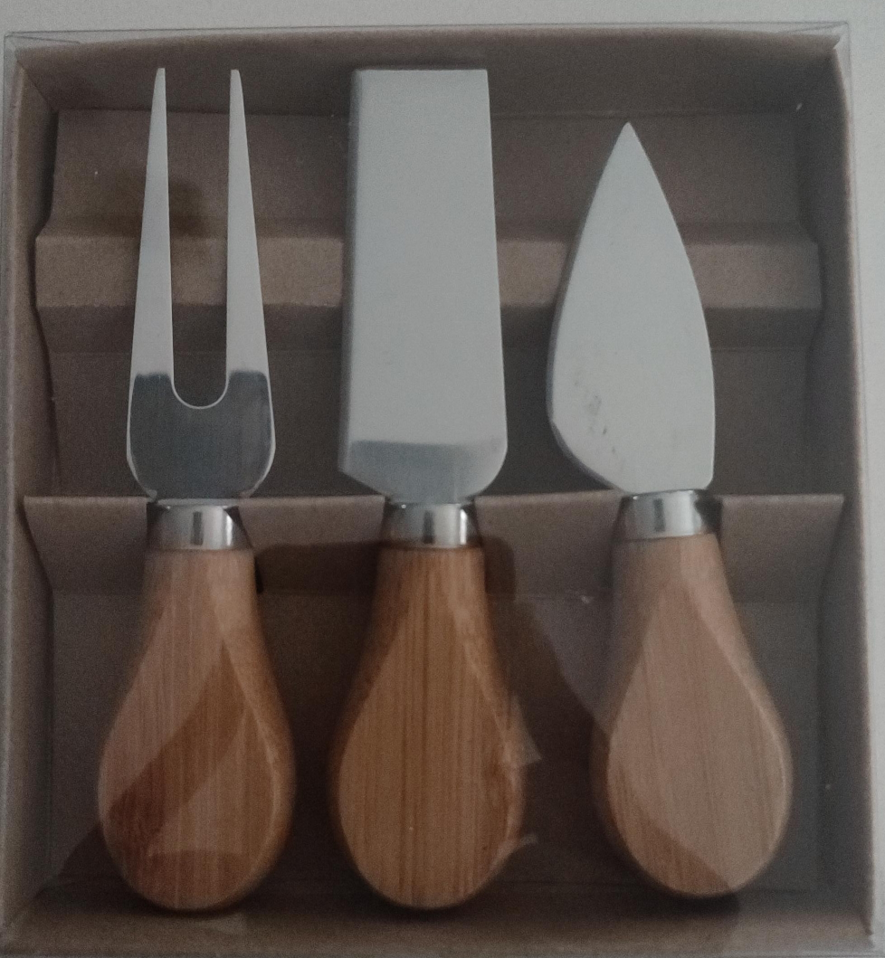 Bamboo Cheese Serving Set - New thumbnail