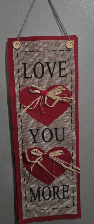 Love You More Wall Hanging thumbnail