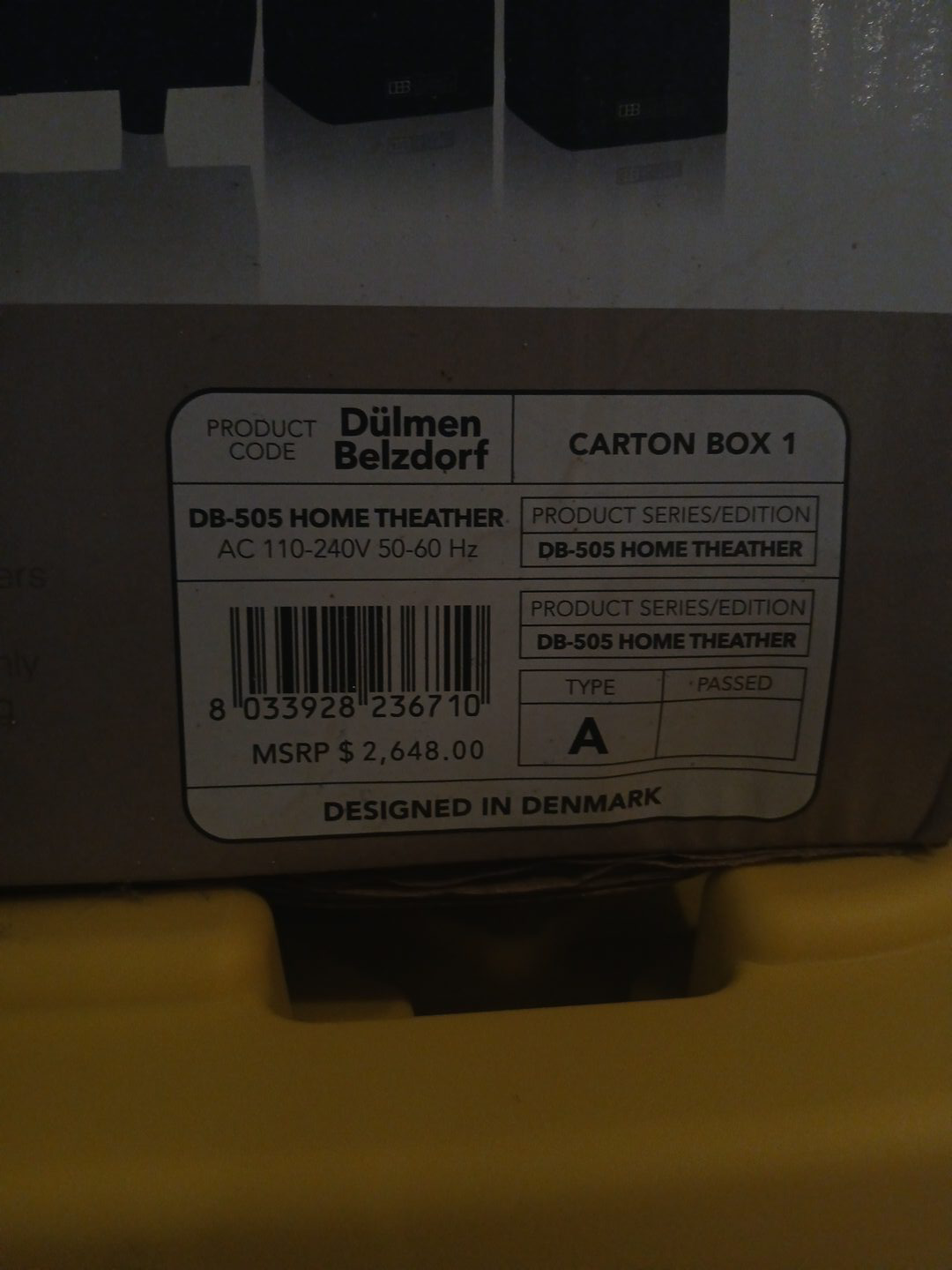 Dülmen Belzdorf DB-505 Home Theater image indicator(1)