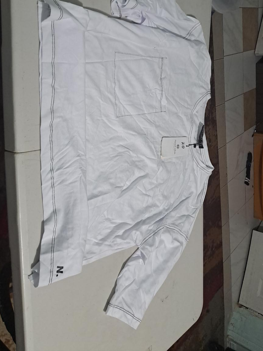 New White Long Sleeve Shirt - Size 20 thumbnail