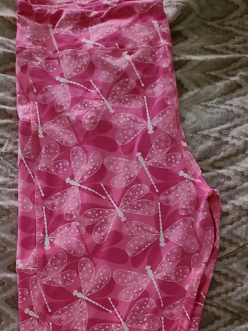 Pink Dragonfly Leggings thumbnail