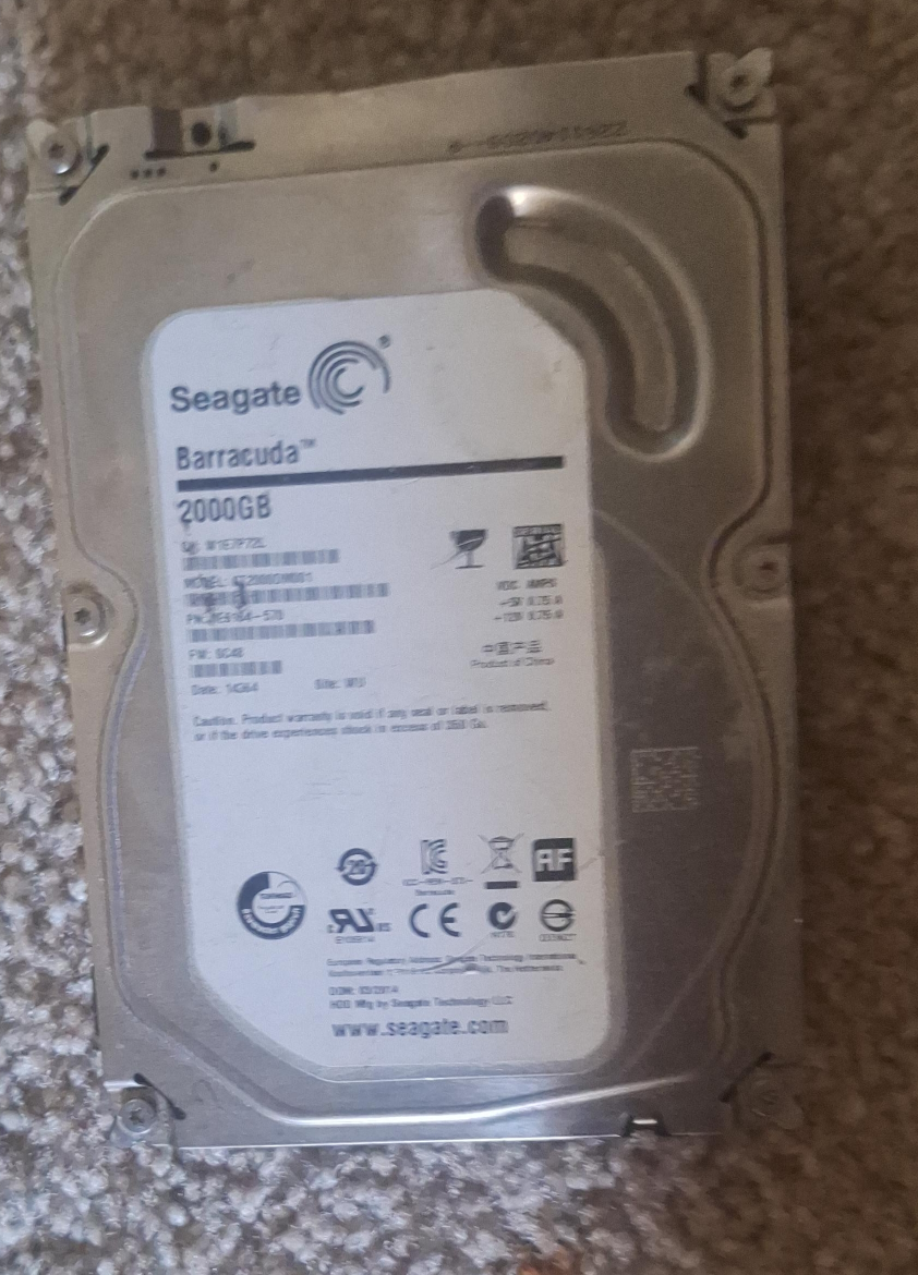 Seagate Barracuda 2000GB Internal Hard Drive