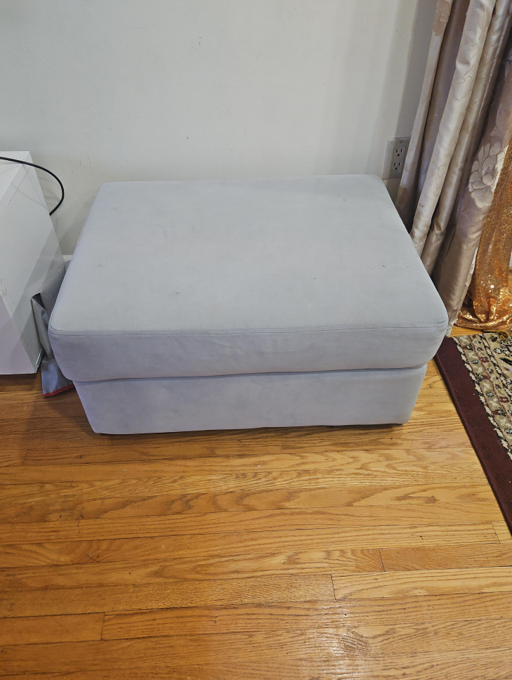 Light Grey Ottoman thumbnail