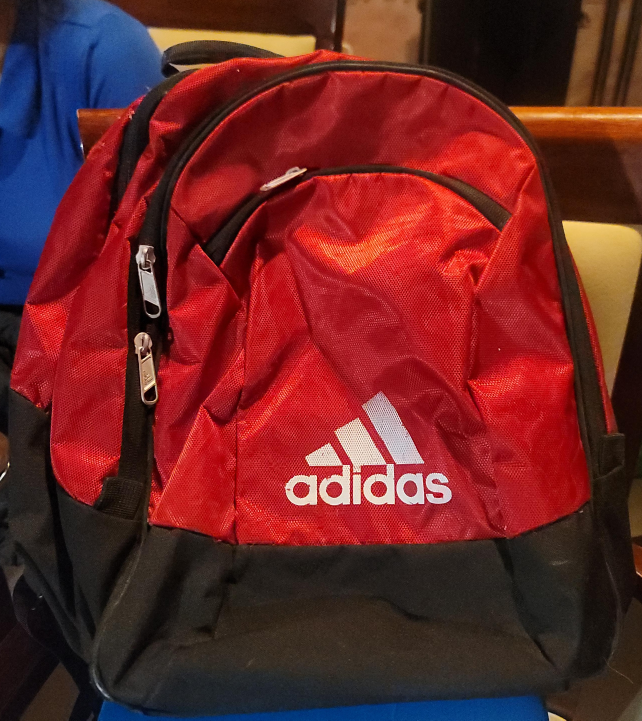 Adidas Backpack - Red and Black thumbnail