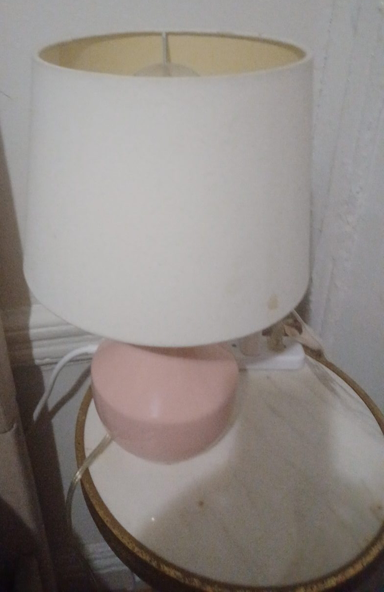 Cute Pink Bedside Lamp thumbnail