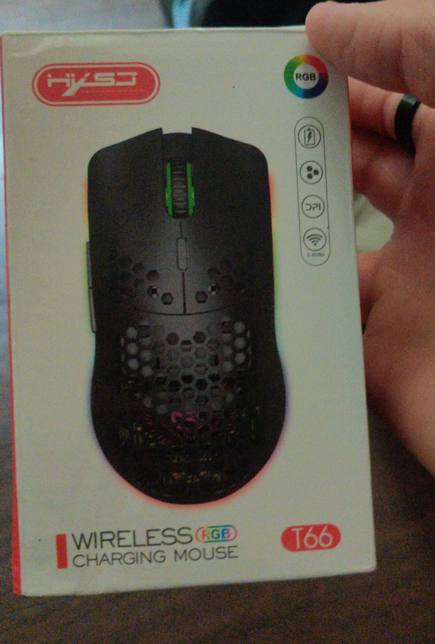 HYSJ Wireless RGB Gaming Mouse thumbnail