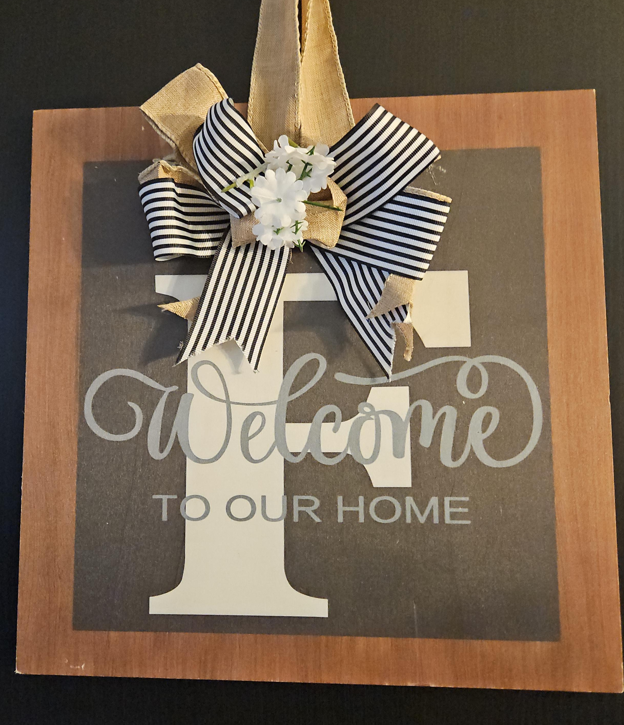 Welcome Home Decor Sign thumbnail