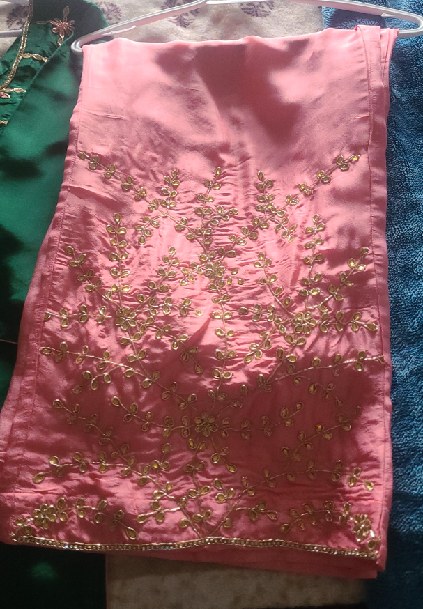 Pink Salwar Kameez Bottom