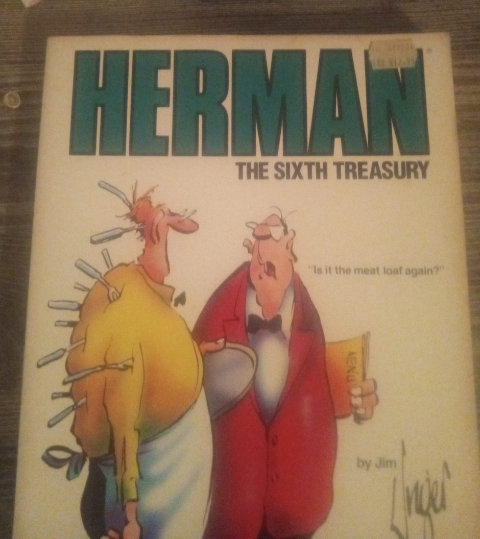 Herman The Sixth Treasury by Jim Unger thumbnail