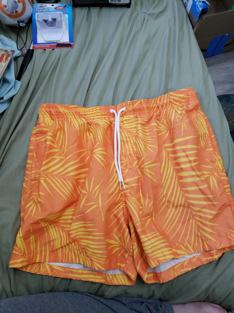 Orange and Yellow Swim Shorts thumbnail