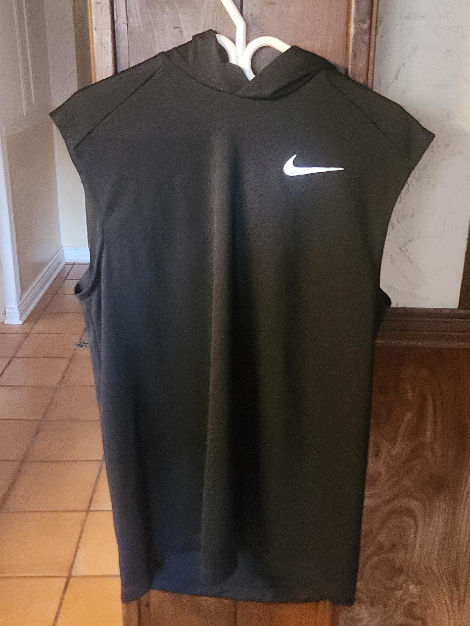 Nike Sleeveless Training Hoodie - Black thumbnail