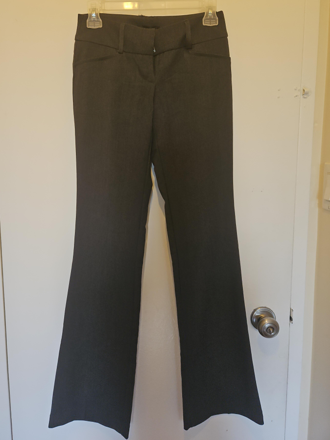Grey Flare Dress Pants thumbnail