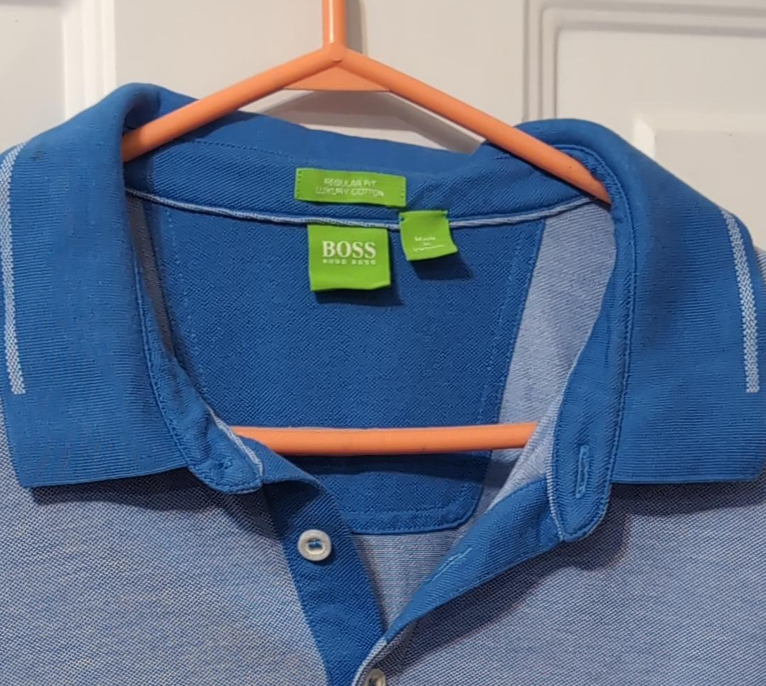 Hugo Boss Blue Polo Shirt - Size M