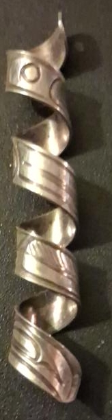 Sterling Silver Twist west coast design pendant