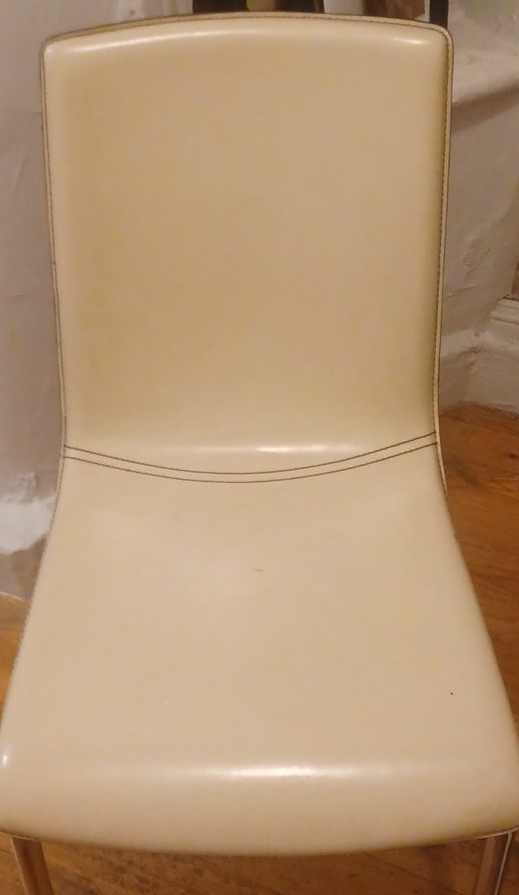 Creamy White Dining Chair thumbnail