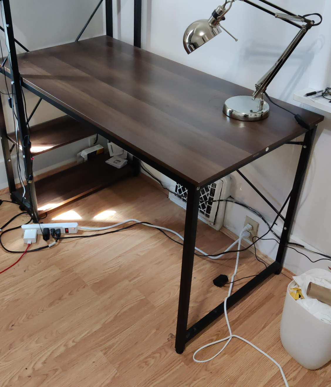 Computer Desk with Shelves