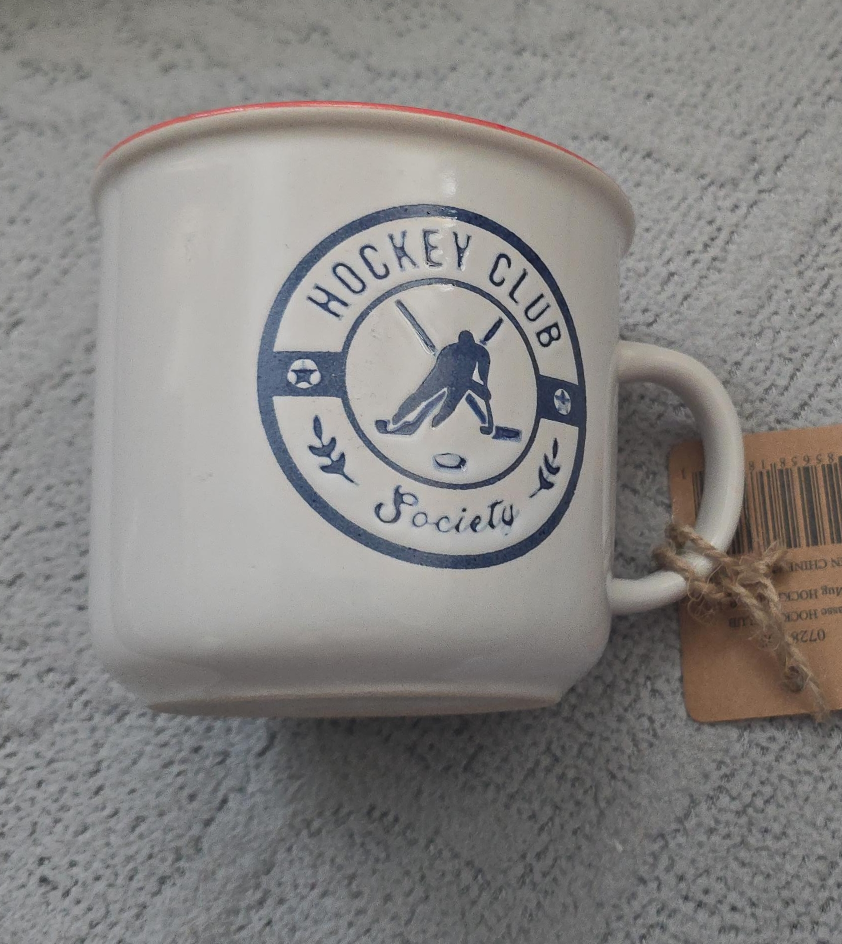 Giftable Hockey Club Society White ceramic Mug BNWT thumbnail