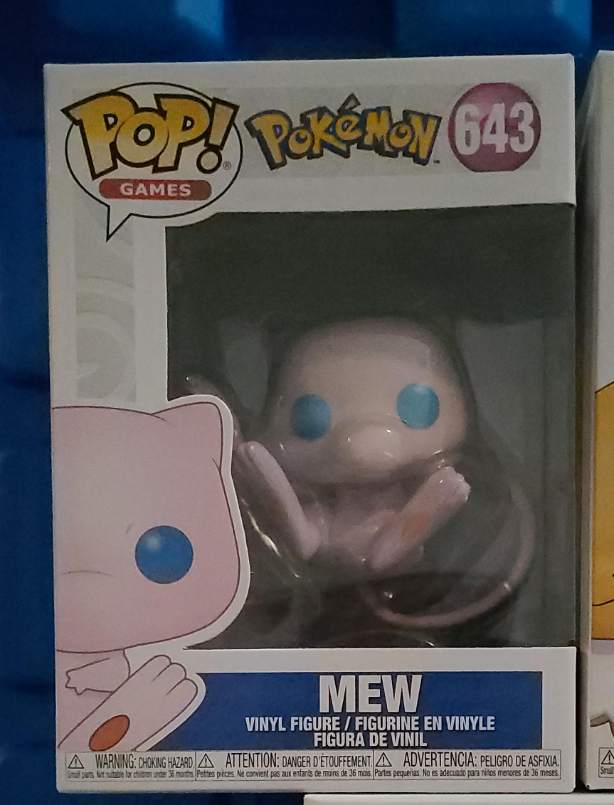 Funko Pop! Games Pokemon Mew #643 Vinyl Figure thumbnail