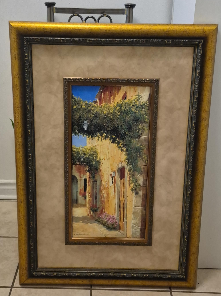 Framed Wall Art - Italian Street Scene thumbnail