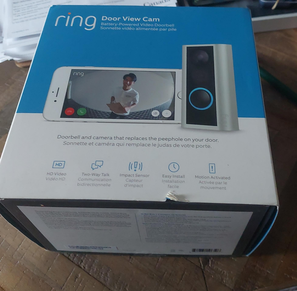 Ring Door View Cam - Battery Powered Doorbell thumbnail