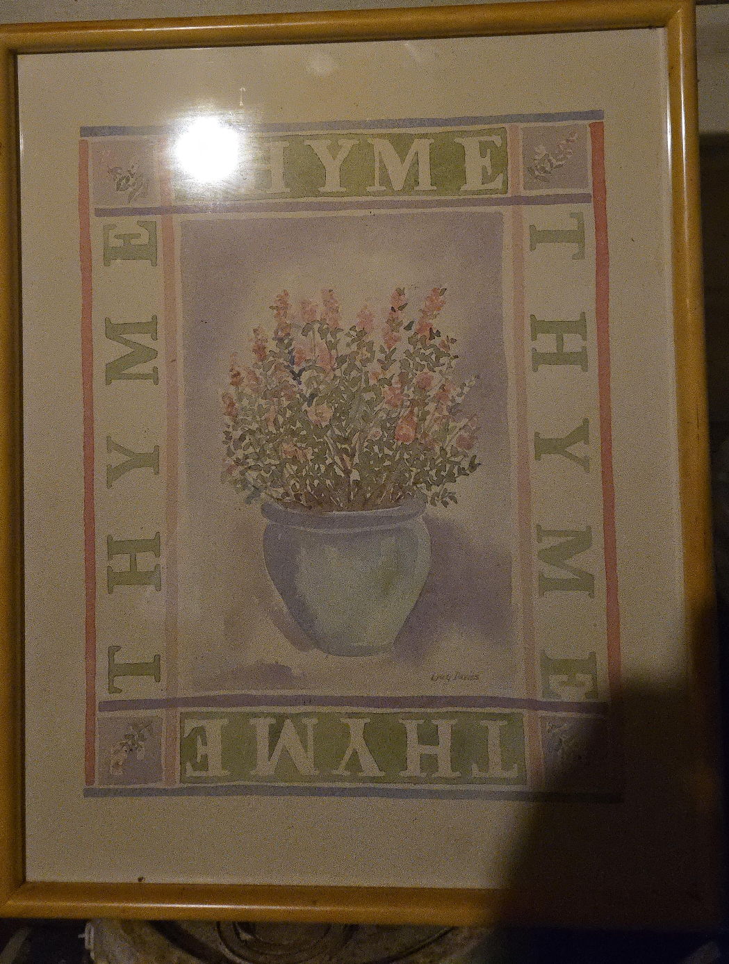 Framed Thyme Print thumbnail