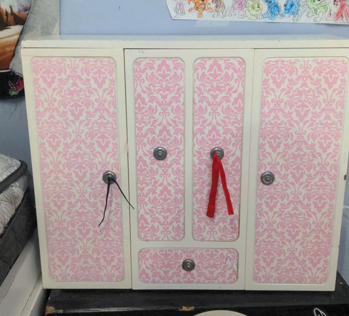 Pink Patterned Cabinet thumbnail