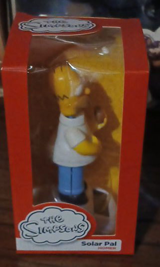 The Simpsons Solar Pal Homer Figure