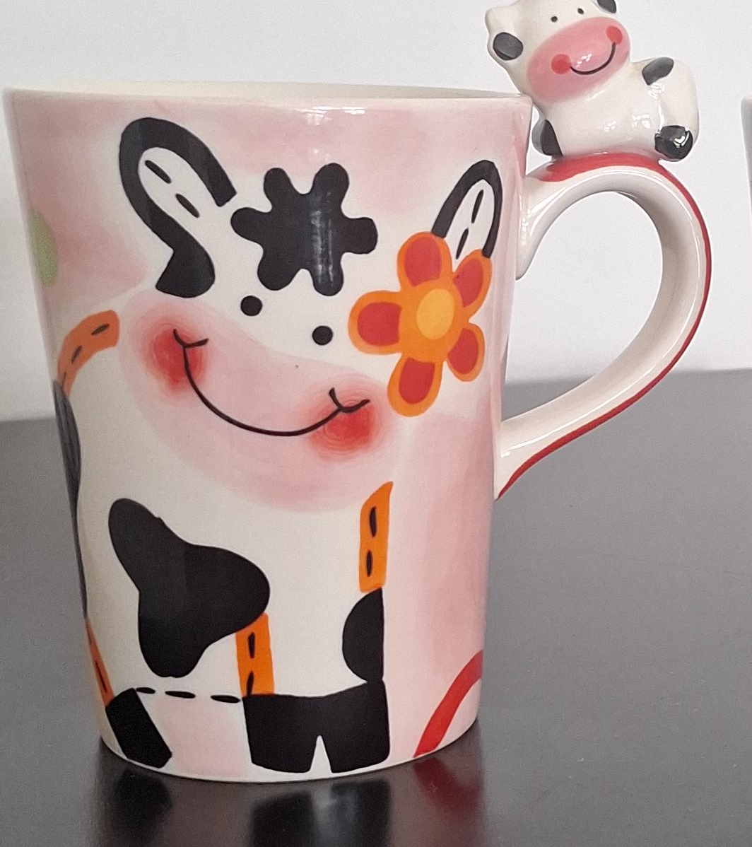 Cute Cow Ceramic Mug thumbnail