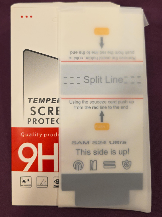 Screen Protector for Samsung S24 Ultra #freecycle thumbnail