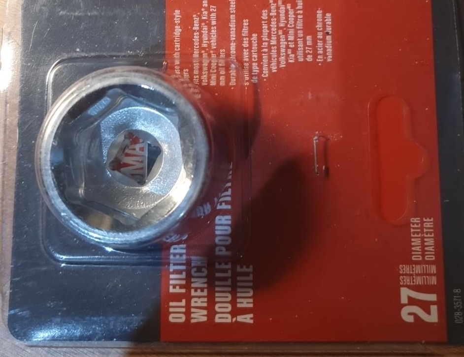 Oil Filter Wrench 27mm thumbnail