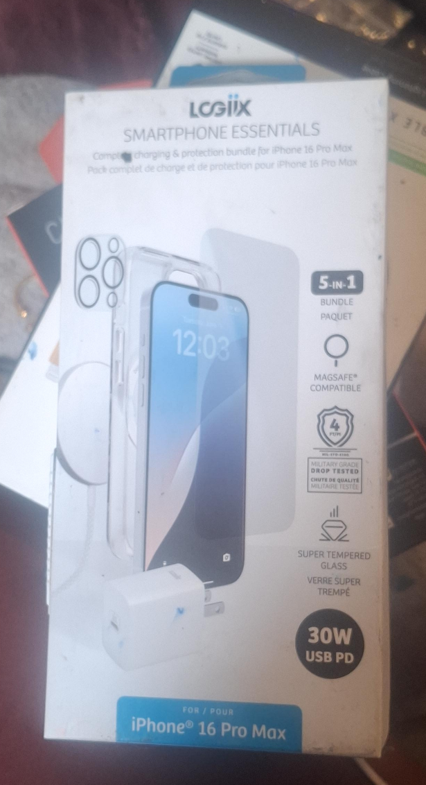 LOGIIX Smartphone Essentials Bundle for iPhone 16 Pro Max