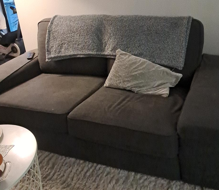 Grey 2-Seat Sofa thumbnail