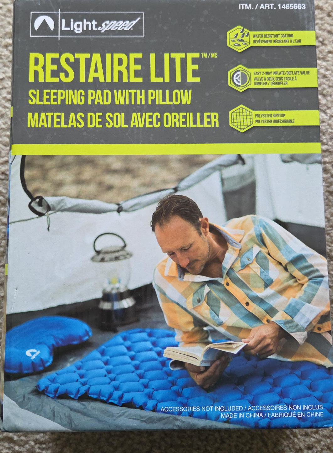 Light Speed Restaire Lite Sleeping Pad with Pillow thumbnail