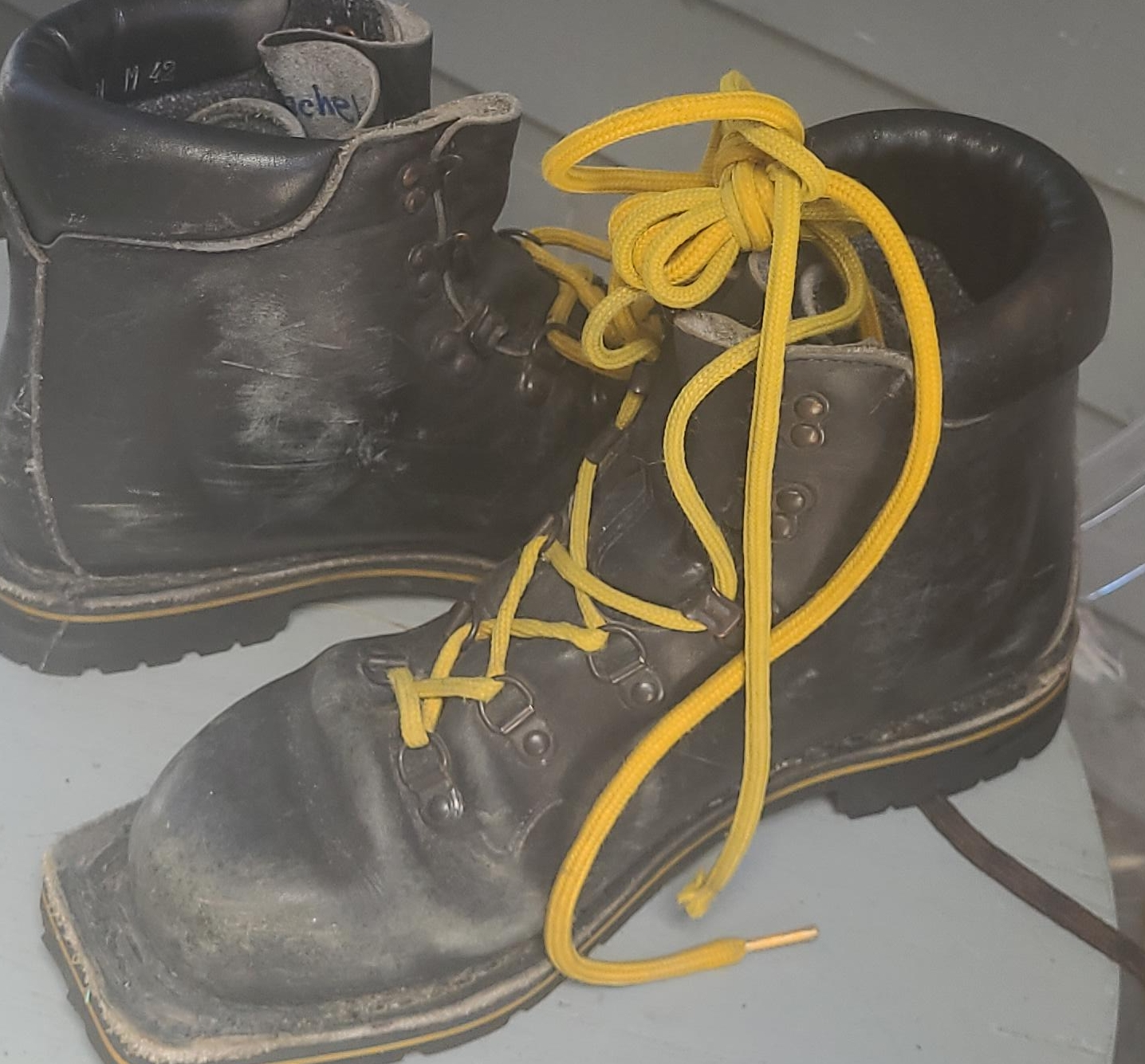 Vintage Black Ski Boots thumbnail