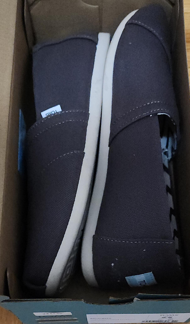 TOMS Grey Slip-on Shoes thumbnail