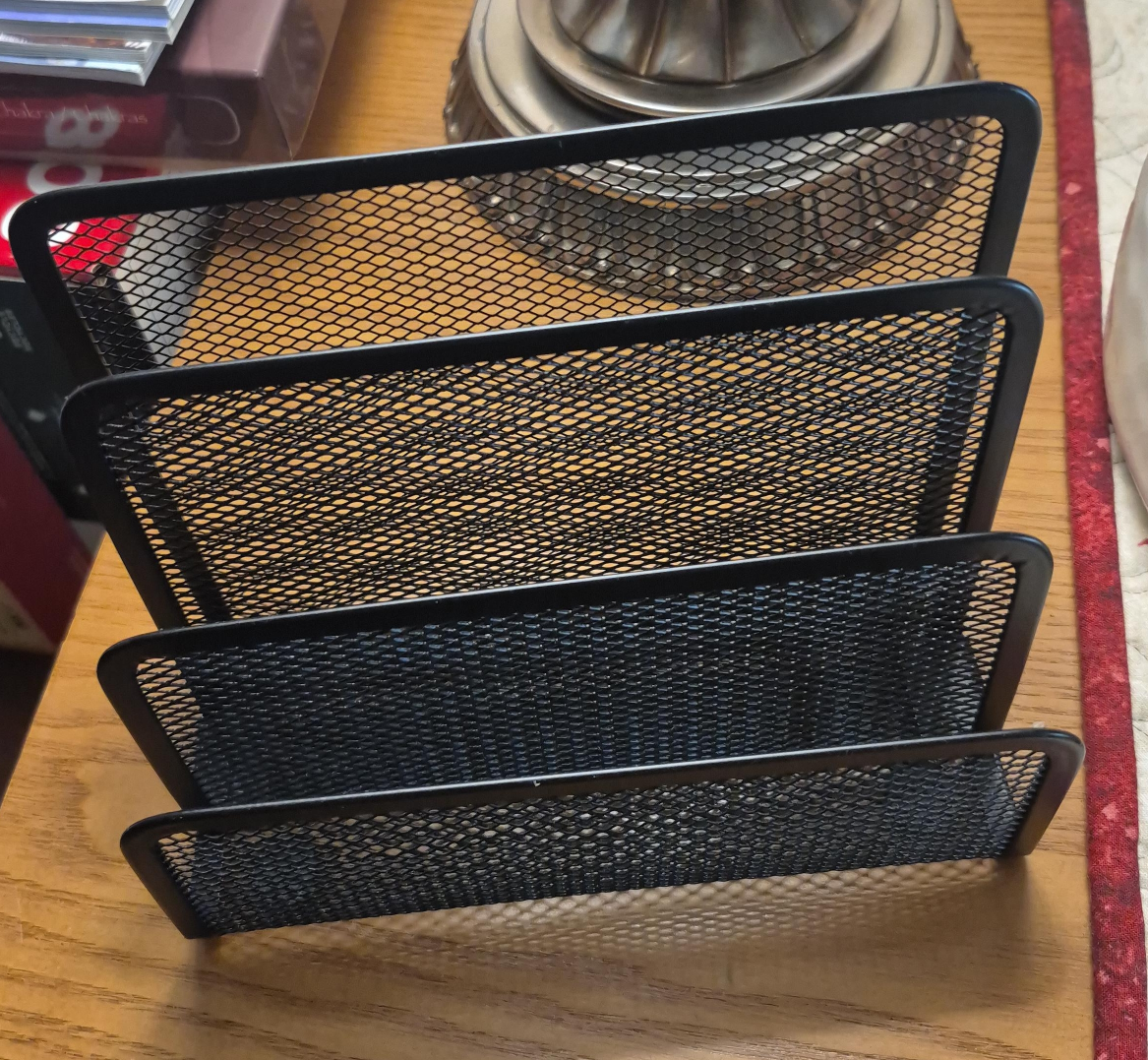 Black Mesh 4-Tier Document Tray thumbnail