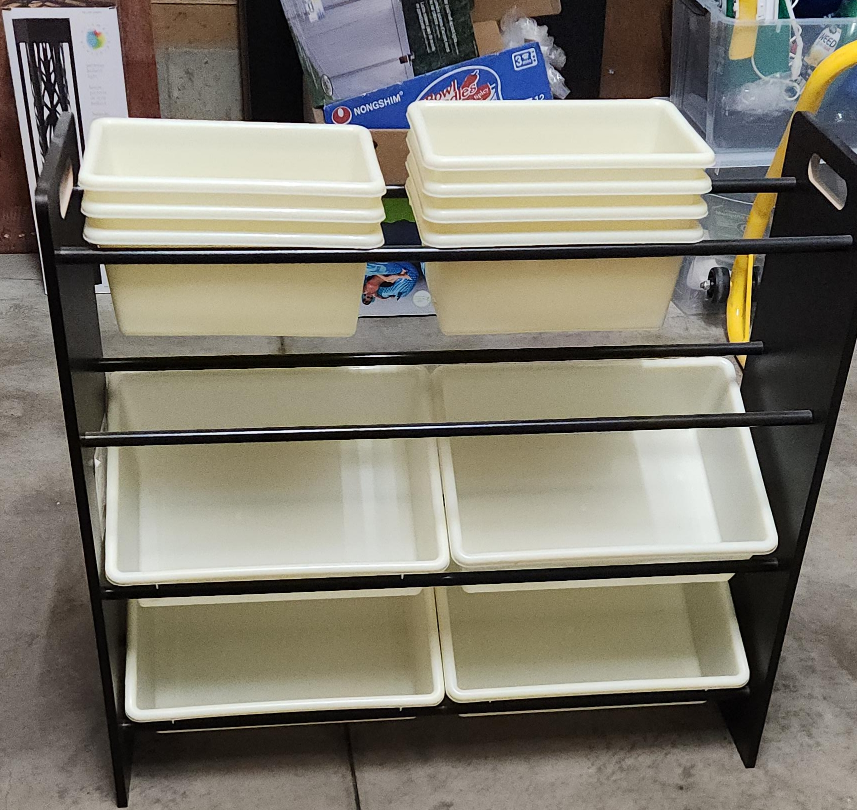 Kids Toy Storage Organizer with Bins thumbnail