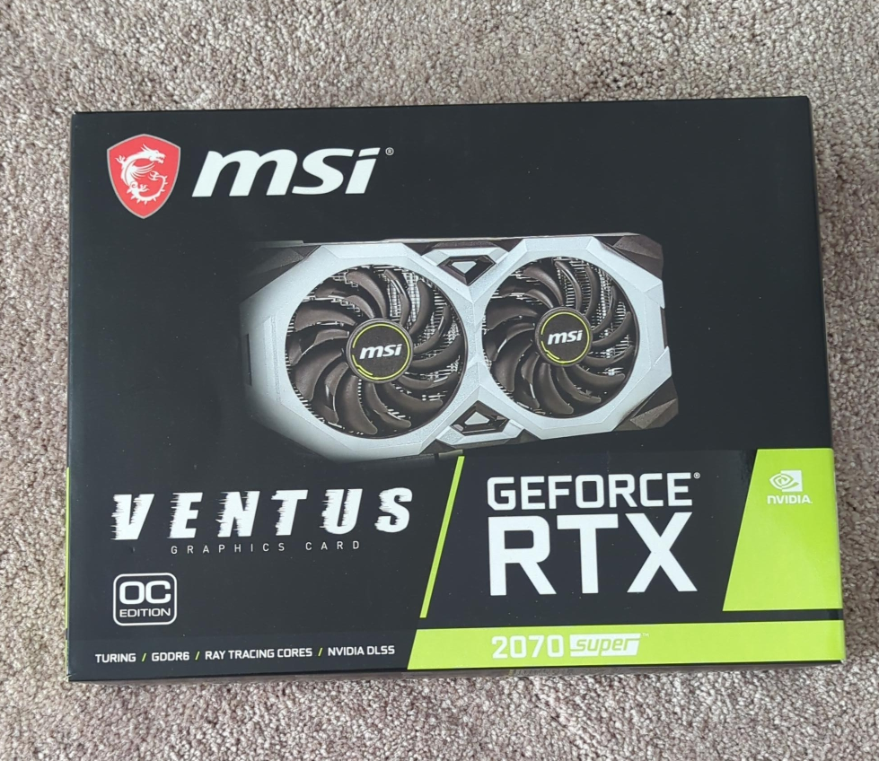 MSI Nvidia GeForce RTX 2070 Super Graphics Card thumbnail