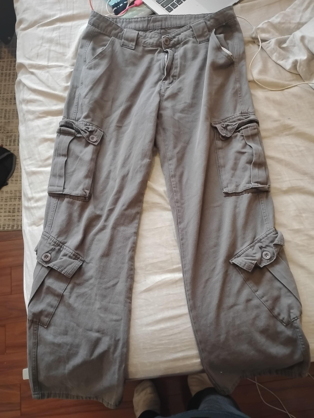Grey Cargo Pants thumbnail