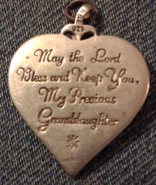 May the Lord Bless and Keep You My Precious Granddaughter Silver