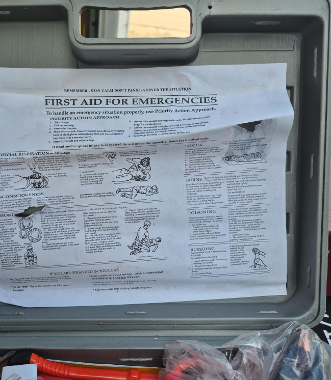 Emergency road side kit