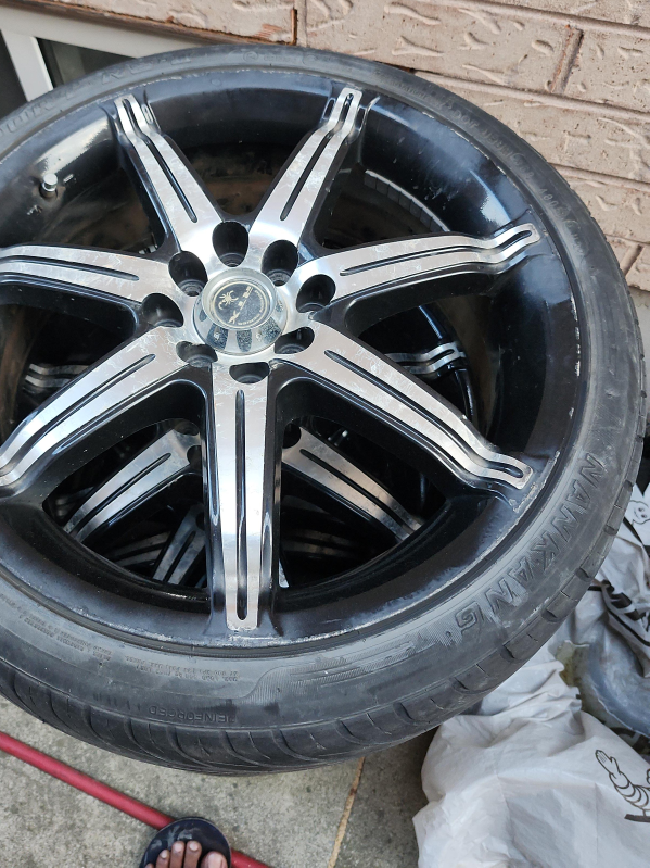 Nankang Tire on Black/Silver Rim thumbnail