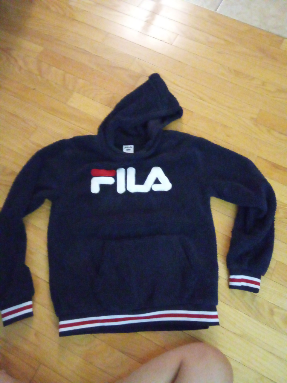 Fila Navy Blue Hoodie - Youth Size XL thumbnail