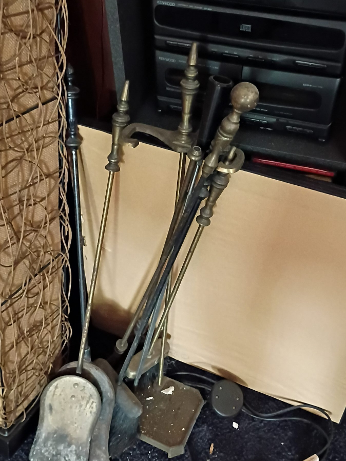 Vintage Fireplace Tool Set thumbnail