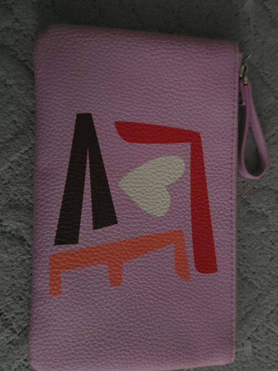LOVE AND LORE Pink 'LOVE' Zip Pouch thumbnail